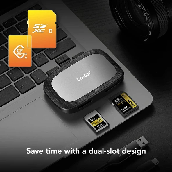 Lexar Professional CFexpress SD USB 3.2 Gen2 Kart Okuyucu - 2