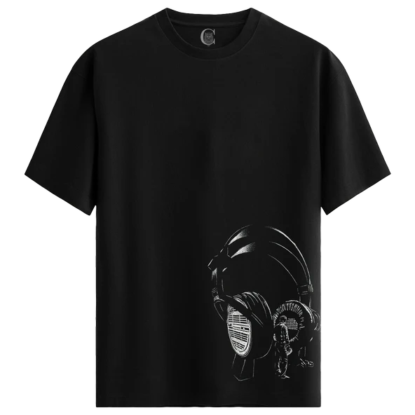 Max Sound %100 Pamuklu Erkek Siyah Tişört - Premium Quality ürün görseli 1