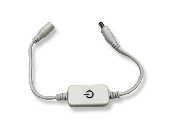 Dokunmatik tuş anahtar açma kapama düğme için tek renkli LED şerit için DC 12V-24V / 4A Dimmer