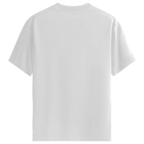 Floral Hex - %100 Pamuklu Kadın Beyaz Tişört - Premium Quality - 2
