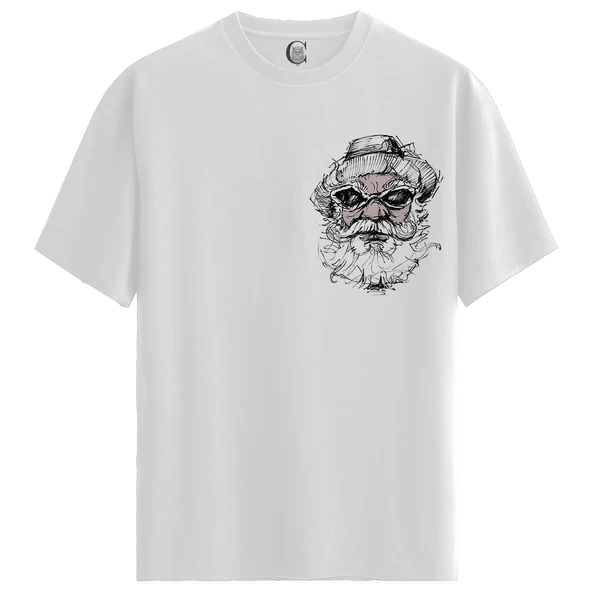 The Wise Wanderer - %100 Pamuklu Erkek Beyaz Tişört - Premium Quality