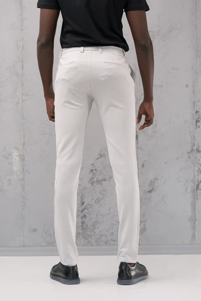 Slimfit Armürlü Full Likralı Esnek Beli Lastikli Yazlık Jogger Pantolon - Resim 3