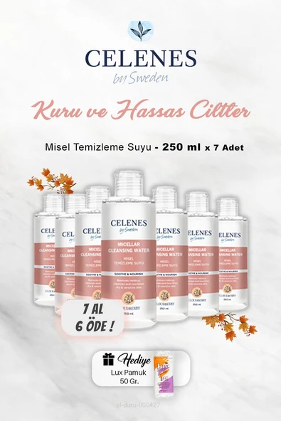 Celenes By Sweden Cloudberry Temizleme Suyu 7 AL 6 ÖDE ve Pamuk,
