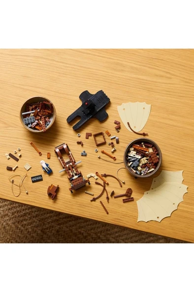 LEGO ® Icons Leonardo da Vinci’nin Uçan Makinesi 10363 -  Model Yapım Seti (493 Parça) - 6