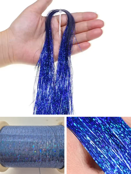 Eagenset Çapari Simi Lazer Hologram Lacivert Poşet Sim 36 Metre - 3