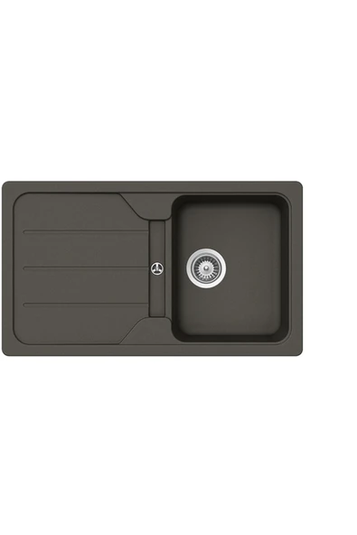 FORMHAUS D100 Granit Mutfak Evyesi Nero