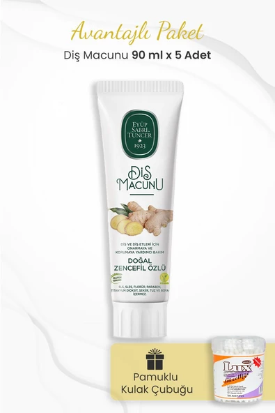 Eyüp Sabri Tuncer 5 al 4 öde Zencefil Özlü Diş Macunu Hediyeli - Resim 2