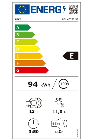 Dsi 46750 Ss Yarı Ankastre Bulaşık Makinası - 6