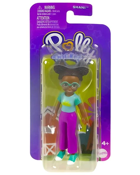 Polly Pocket ve Arkadaşları Serisi Shani Yeşil Gözlüklü HKV77 - 2