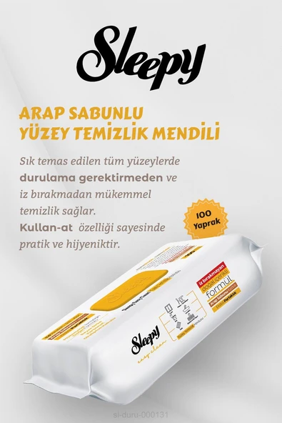 Sleepy Arap Sabunlu Yüzey Havlusu 12 AL 11 Öde Hediyeli - Resim 2