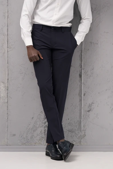 Slimfit Pamuklu Full Likralı Esnek Yazlık Kumaş Pantolon - 7