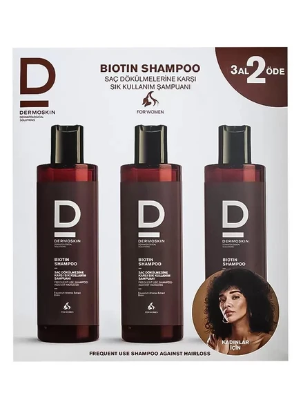 Dermoskin Biotin Shampoo For Women 200ml 3 Al 2 Öde