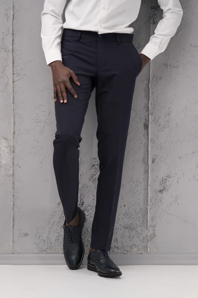 Slimfit Pamuklu Full Likralı Esnek Yazlık Kumaş Pantolon - 8