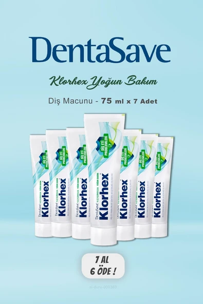 7 AL 6 ÖDE DentaSave Klorhex Diş Macunu 75 ml ürün görseli