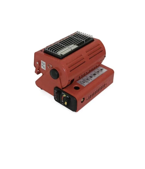 Big Fire Maxi Portatif Kamp Sobası KIRMIZI 4 ADET 227 GR KARTUŞ VE HORTUM DEDANTÖR SETİ - 3