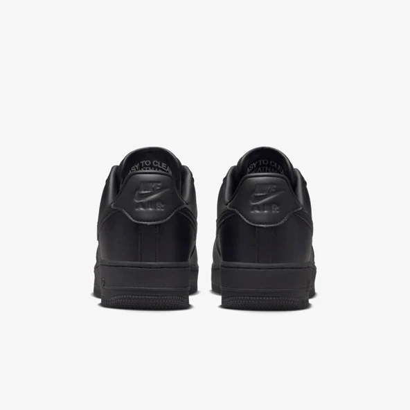 Nike Air Force 1 '07 Siyah Günlük Spor Ayakkabı - 3