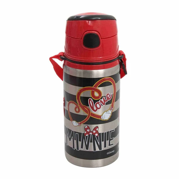 Minnie Mouse Lisanslı Çelik Matara 500 Ml - 2
