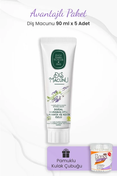 Eyüp Sabri Tuncer 5 al 4 öde Lavanta ve Kekik Diş Macunu Hediyeli - Resim 2