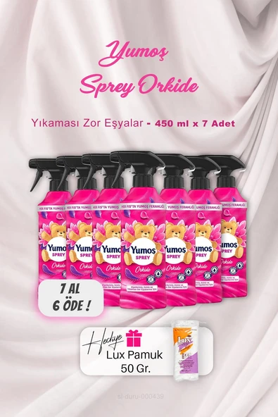 7 AL 6 ÖDE Yumoş Sprey Orkide 450 ml, Pamuk Hediyeli ürün görseli