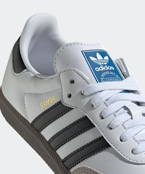 adidas Samba OG Beyaz Günlük Spor Ayakkabı - Resim 7