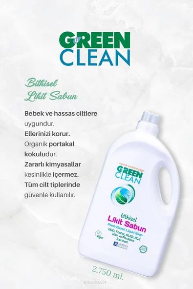 4 AL 3 ÖDE Bitkisel Portakallı Likit Sabun 2750 ml - Resim 2