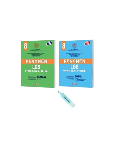LGS 8.Sınıf MEB Sayısal ve Sözel Örnek Sorular 2 Kitap