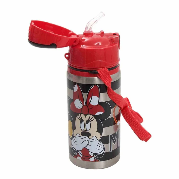 Minnie Mouse Lisanslı Çelik Matara 500 Ml