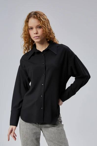 Limited Edition Regular Poliviskon Dokuma Gömlek - Resim 21