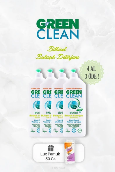 4 AL 3 ÖDE Bitkisel Elde Bulaşık Deterjanı 730 ml ürün görseli