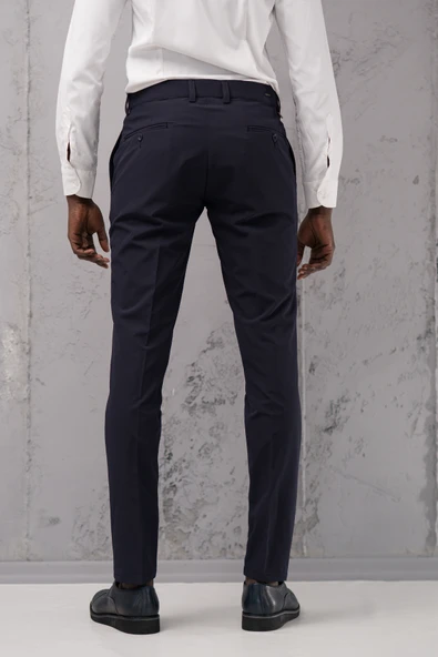 Slimfit Pamuklu Full Likralı Esnek Yazlık Kumaş Pantolon - 11
