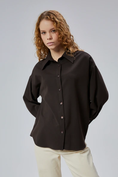 Limited Edition Regular Poliviskon Dokuma Gömlek - Resim 19