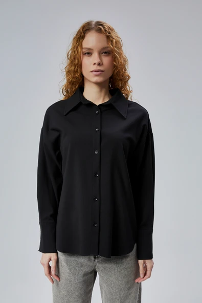 Limited Edition Regular Poliviskon Dokuma Gömlek - Resim 6