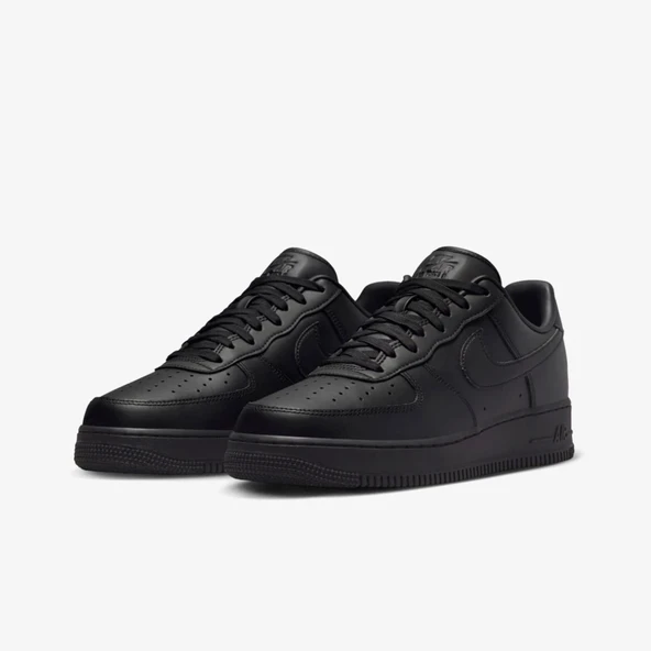 Nike Air Force 1 '07 Siyah Günlük Spor Ayakkabı - 2