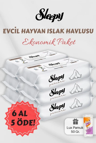 Sleepy 6 AL 5 Öde Evcil Hayvan Mendili ürün görseli