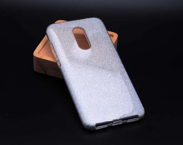 Xiaomi Redmi Note 4X Kılıf Shining Simli Silikon Kılıf - Resim 6