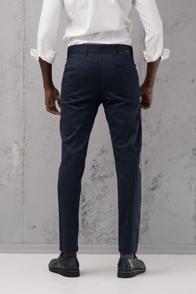 Slimfit Pamuklu Likralı Esnek Mevsimlik Kumaş Pantolon - 10