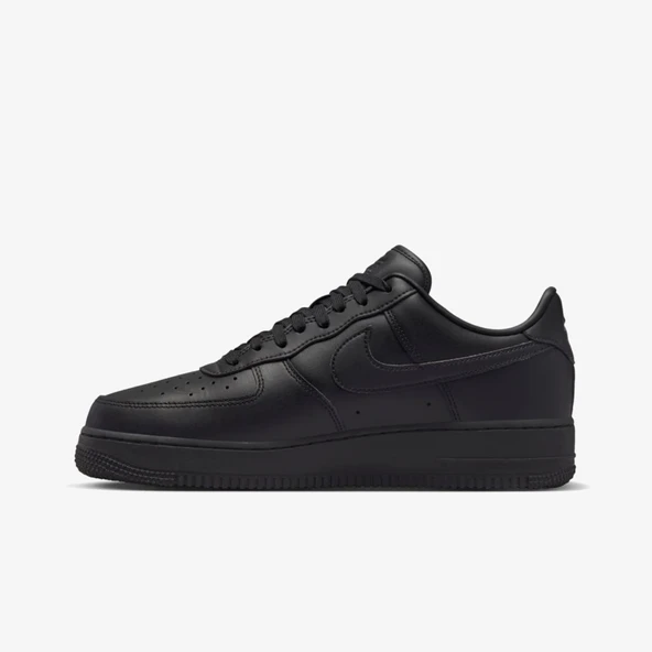 Nike Air Force 1 '07 Siyah Günlük Spor Ayakkabı - 5