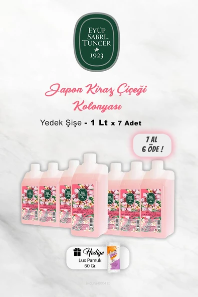Eyüp Sabri Tuncer Japon Kiraz Çiçeği Kolonyası Yedek Şişe 1 lt ürün görseli