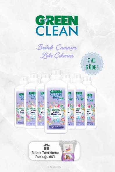 7 AL 6 ÖDE Bitkisel Bebek Leke Çıkarıcı 1000 ml ürün görseli