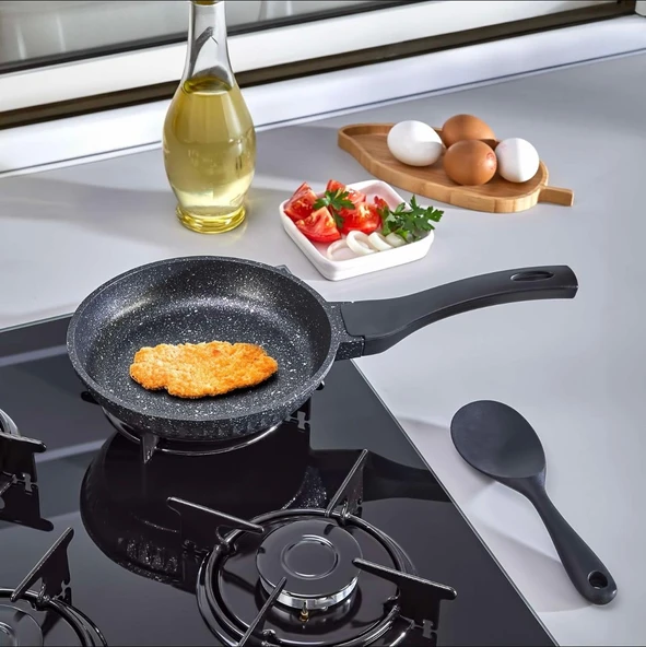 En İyi Opalı Granit Döküm Tava 24 Cm - Resim 2