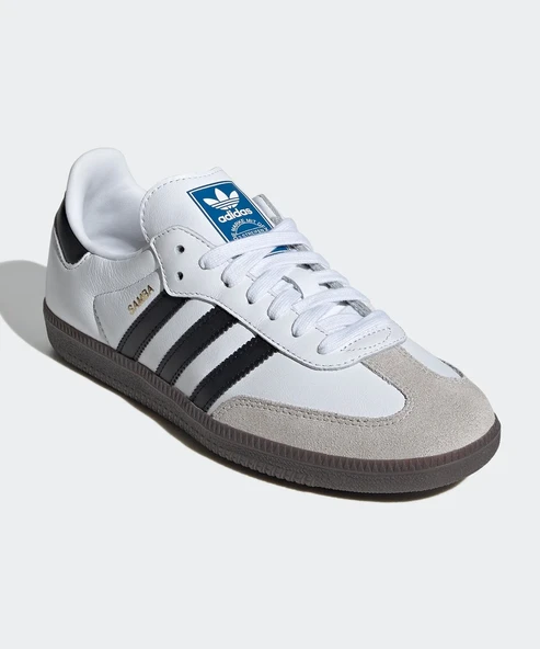 adidas Samba OG Beyaz Günlük Spor Ayakkabı - 3