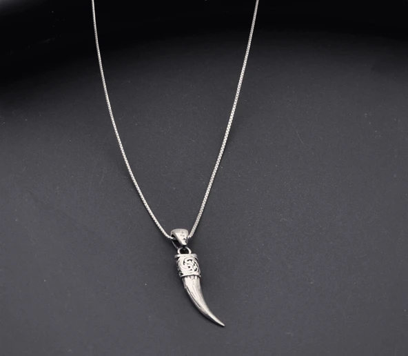 925 Ayar Gümüş (Silver) Erkek Kolye