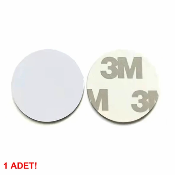 13.56Mhz 25mm Rfid Para Tip Etiket Ntag215 Manyetik Sticker Proximity Göstergeç Kart 13.56 Mhz Kapı Geçiş Personel Takip Depo Havuz ISO14443A ürün görseli