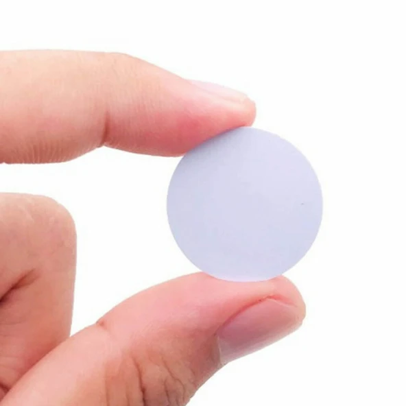 13.56Mhz 25mm Rfid Para Tip Etiket Ntag215 Manyetik Sticker Proximity Göstergeç Kart 13.56 Mhz Kapı Geçiş Personel Takip Depo Havuz ISO14443A - Resim 7