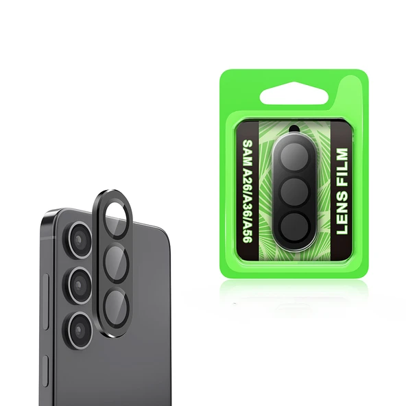 Samsung Galaxy A26 Kamera Lens Koruyucu Çerçeveli Koruyucu CL-07 - Resim 2