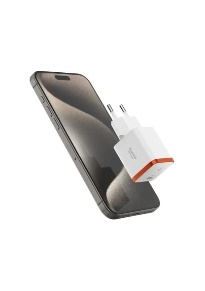Spigen EE301 30 W Type-C Beyaz Hızlı Şarj Adaptörü - 2