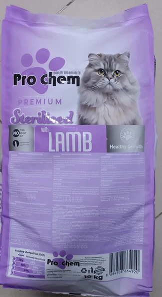 Pro chem kuzulu kısır kedi maması 10 kg - 2
