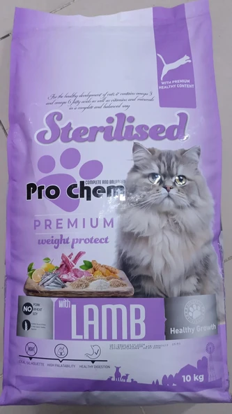 Pro chem kuzulu kısır kedi maması 10 kg