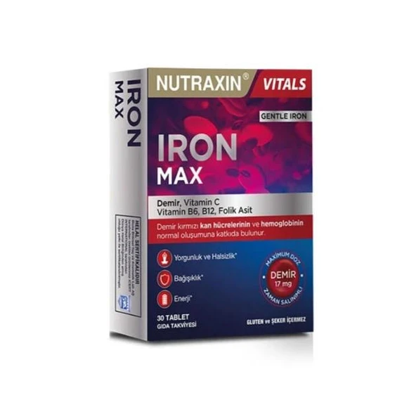 NUTRAXIN IRON MAX 30 TAB