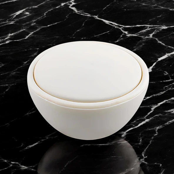 Polimer Düğme Kulp DışBükey Mat Aytaşı Dolap Mobilya Mutfak Dolabı Çekmece Kulpu Kulbu 5 Adet - Resim 6